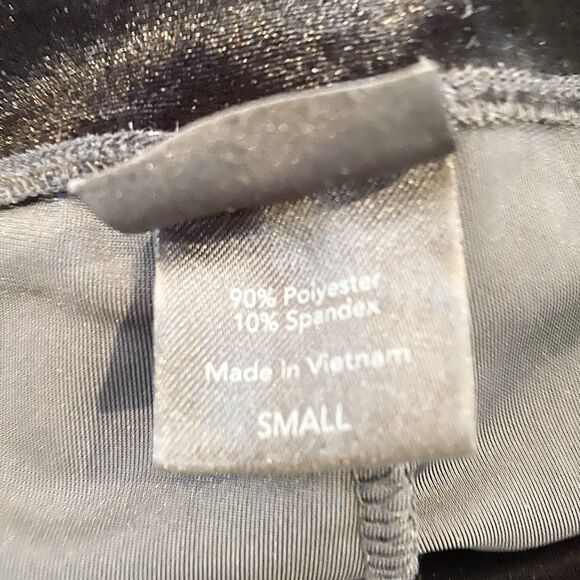 Soma Womens Black Soft Velvet Velour Pull On Casual Lounge Pants Pockets Small - Picture 10 of 10